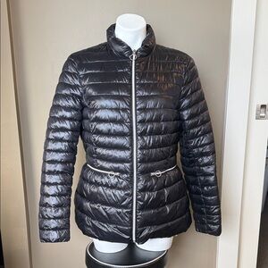 BCBGeneration Shiny Black packable Puffer Jacket